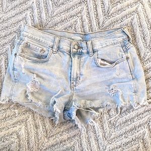 Denim shorts
